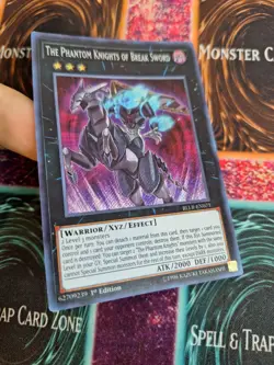 Yugioh The Phantom Knights of Break Sword BLLR-EN071 Secret Rare 1st Edition NM - Image 2