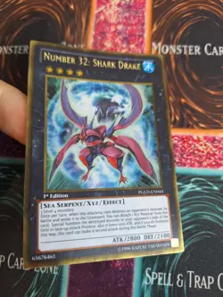 Yugioh Number 32: Shark Drake PGLD-EN044 Gold Rare 1st Edition Near Mint - Image 2