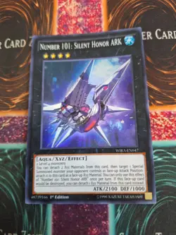 Yugioh Number 101: Silent Honor ARK WIRA-EN047 Super Rare 1st Edition Near Mint - Image 1