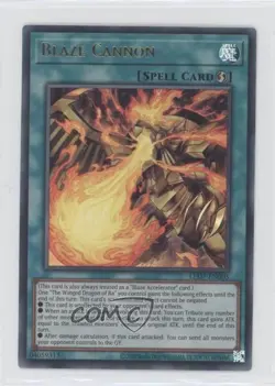 Blaze Cannon (UR) Unlimited YuGiOh Legendary Duelists: Rage of RA #LED7-EN005 - Image 1