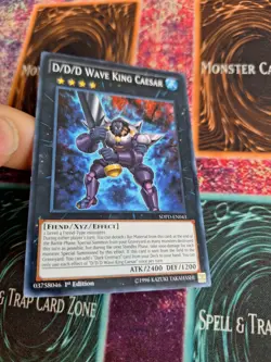 Yugioh D/D/D Wave King Caesar SDPD-EN043 Common 1st Edition Near Mint - Image 2