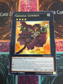 Yugioh Gagaga Cowboy WIRA-EN043 Rare 1st Edition Near Mint - Image 1