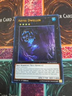 Yugioh Abyss Dweller DUDE-EN016 Ultra Rare 1st Edition Near Mint - Image 1