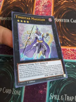 Yugioh Timestar Magician PEVO-EN009 Ultra Rare 1st Edition Near Mint - Image 2
