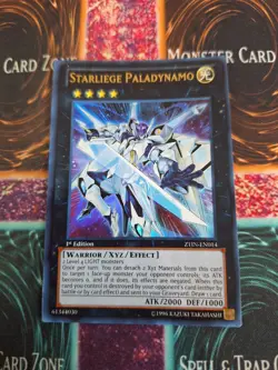 Yugioh Starliege Paladynamo ZTIN-EN014 Ultra Rare 1st Edition Near Mint - Image 1