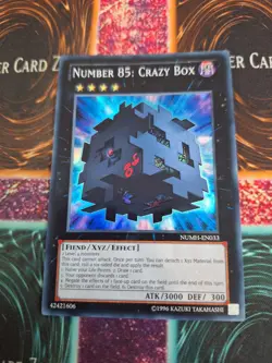 Yugioh Number 85: Crazy Box NUMH-EN033 Super Rare 1st Edition Near Mint - Image 1