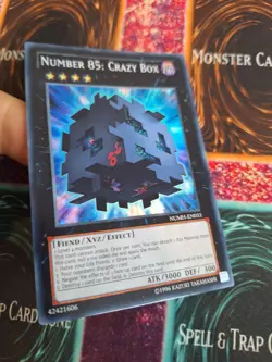 Yugioh Number 85: Crazy Box NUMH-EN033 Super Rare 1st Edition Near Mint - Image 2