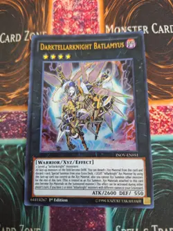 Yugioh Darktellarknight Batlamyus INOV-EN051 Ultra Rare 1st Edition Near Mint - Image 1