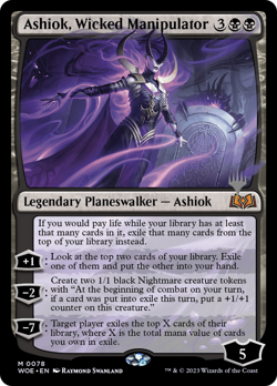 Ashiok, Wicked Manipulator (Promo Pack) FOIL Wilds of Eldraine PLD CARD ABUGames - Image 1
