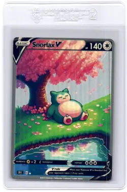 HandMade Per Order PokeTeamLegends Pokemon Card Holo PTL467 Snorlax - Image 1