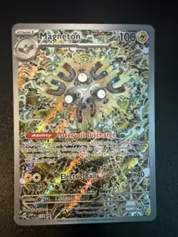 Pokemon Card TCG - Magneton SVP 159 Black Star Promo Surging Sparks Near Mint - Image 1