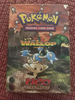 Pokemon TCG Wallop Them Deck Outer Seal Broken Card Deck Factory Sealed CIB Auth - Image 1