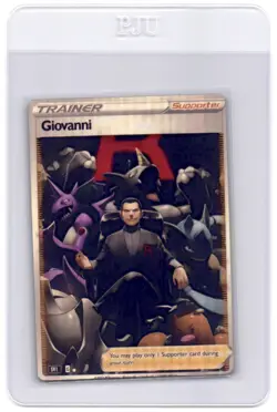 HandMade Per Order PokeTeamLegends Pokemon Card Holo PTL163 Giovanni - Image 1