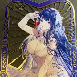 Goddess Story Gold METAL Card - Maiden Party - Serial Number #/200! Shogun Anime - Image 2
