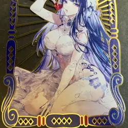 Goddess Story Gold METAL Card - Maiden Party - Serial Number #/200! Shogun Anime - Image 3
