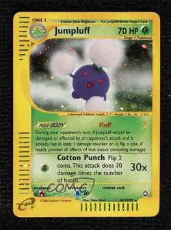 Jumpluff Holo Pokemon e-Card Series Aquapolis #H13 2002 - Image 1