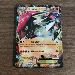 Groudon EX XY42 - LP Black Star Promo - 2014 Rare Pokemon TCG Card - Image 1