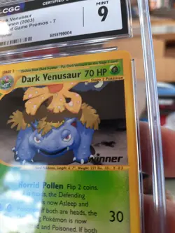 Dark Venusaur Cgc 9 Mint Winner Best Of Game Promo 7 2003 psa Card Pokemon Win - Image 3