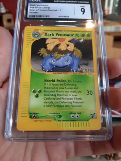 Dark Venusaur Cgc 9 Mint Winner Best Of Game Promo 7 2003 psa Card Pokemon Win - Image 5