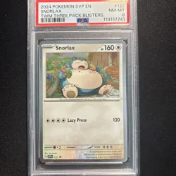 Snorlax SVP122 Cosmos Holo - S&V Promo Pokemon Card - NM - Image 1