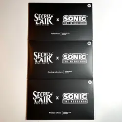 MTG Secret Lair x Sonic The Hedgehog: Complete Rainbow Foil Set 1 of each - Image 1
