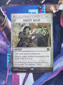 MTG OTJ (OTP) - Abrupt Decay NM - Image 1