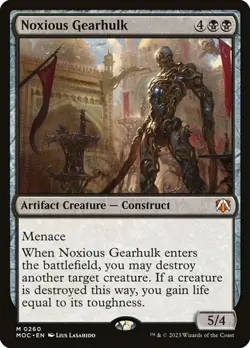 2x Noxious Gearhulk MOC LP MTG - Image 1