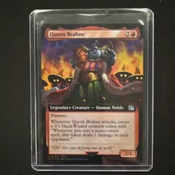 MTG - Queen Brahne - Foil Extended Art - FIN 0464 - Final Fantasy - Magic - Image 1