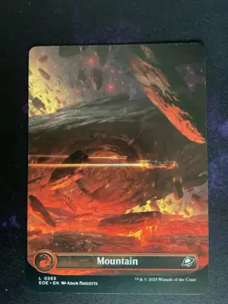 MTG * Mountain (0265) (Borderless) Edge of Eternities * 1X * NM - Image 1