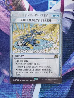 MTG OTJ (OTP) - Archmage's Charm NM - Image 1