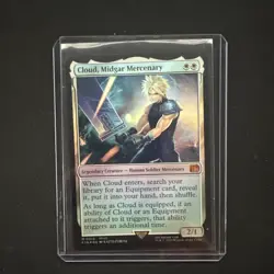 Cloud, Midgar Mercenary Foil M0010 Final Fantasy MTG Magic the Gathering NM - Image 1