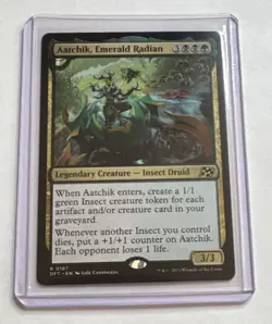 Aatchik, Emerald Radian #187 Aetherdrift Rare Legendary Creature MTG NM/M - Image 1