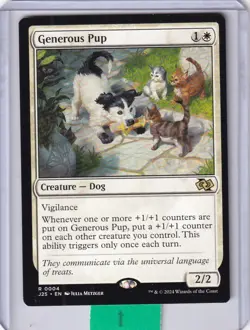 Generous Pup * Foundations Jumpstart MTG - Image 1