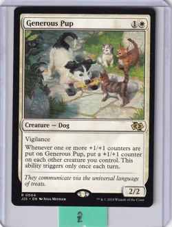 Generous Pup * Foundations Jumpstart MTG - Image 3