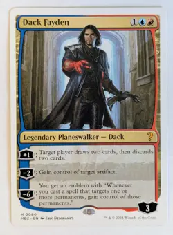 Dack Fayden (White Border) Mystery Booster 2 Regular, NM - MTG - Image 1