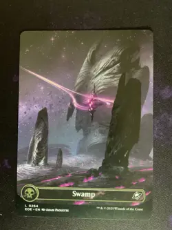 MTG * Swamp (0264) (Borderless) Edge of Eternities * 1X * NM - Image 1