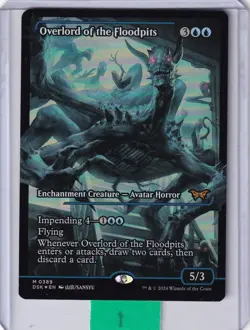 Overlord of the Floodpits (Showcase) Foil * Duskmourn House of Horror MTG - Image 1