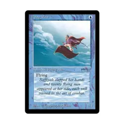 WOTC MtG Arabian Nights Flying Men (C5) Fair - Image 1