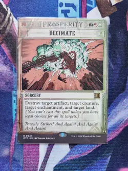 MTG OTJ (OTP) - Decimate NM - Image 1