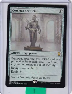 Commander's Plate FOIL * Commander Legends MTG - Image 1