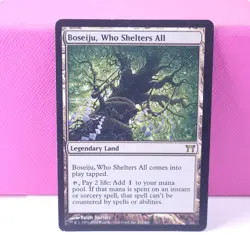 1x Boseiju, Who Shelters All Moderate Play, English Champions of Kamigawa MTG HP - Image 1