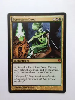 MTG Pernicious Deed (CNS) Conspiracy Regular Mythic 191/240 - Image 1