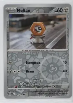 Meltan Reverse Foil Pokemon SV07: Stellar Crown #102 - Image 1