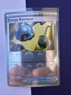 Pokemon ENERGY RETRIEVAL 082/086 - White Flare - Poke Ball Pattern - MINT - Image 1