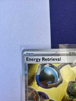 Pokemon ENERGY RETRIEVAL 082/086 - White Flare - Poke Ball Pattern - MINT - Image 2