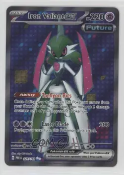 Iron Valiant ex Ultra Rare Pokemon Scarlet & Violet Paradox Rift (PAREN) #225 - Image 1