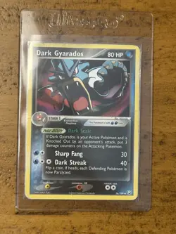 2004 Pokemon Ex Team Rocket Returns #36 Dark Gyarados Non Holo RARE TCG WOTC - Image 1
