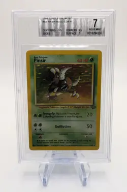 BGS 7 Near Mint Pinsir 9/64 Holo Unlimited 1999 Pokemon Jungle - Image 1