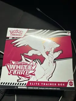 Pokemon TCG: Scarlet & Violet - WHITE FLARE Elite Trainer Box FACTORY SEALED ETB - Image 1