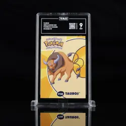 TAG 9 - Tauros #23 - 2000 Danone Pokemon Stadium Tip - (Pop 1, Rank 1st) - Image 1